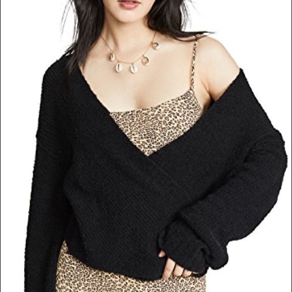 Free People Sweaters - $128 NWT Free People Cropped Wrap Sweater